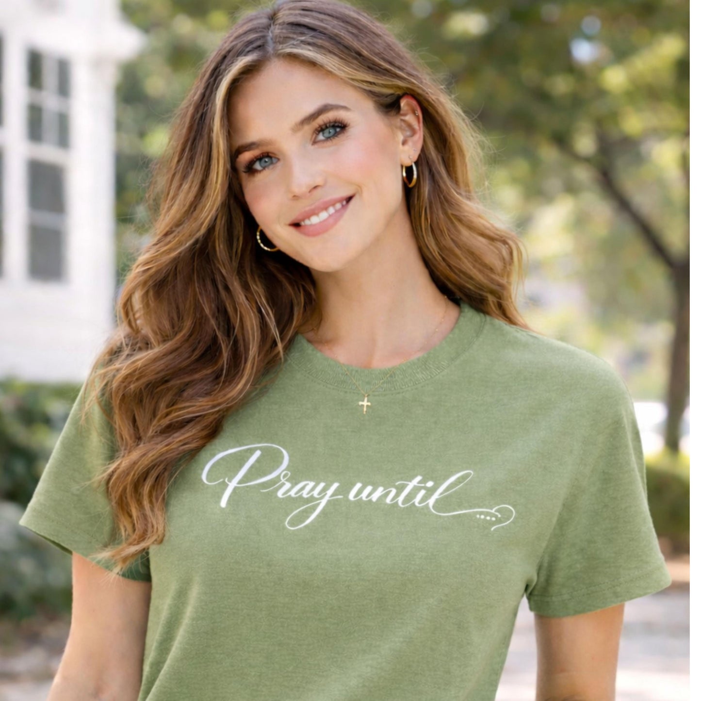 Christian Inspirational Tee for Women | Faith Scripture Design