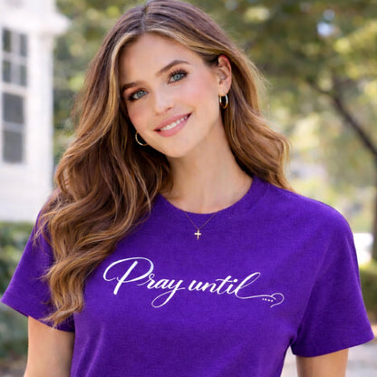 Christian Inspirational Tee for Women | Faith Scripture Design