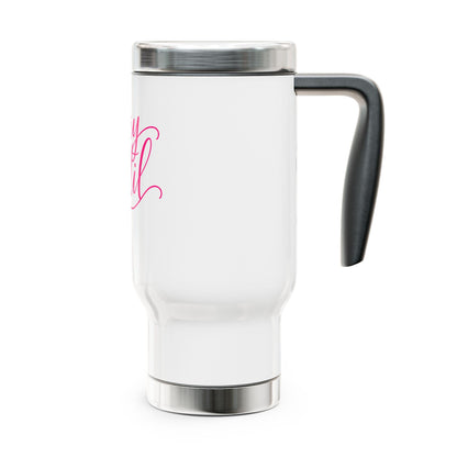 Pray Until script typography Travel Mug | Stainless Steel 14oz