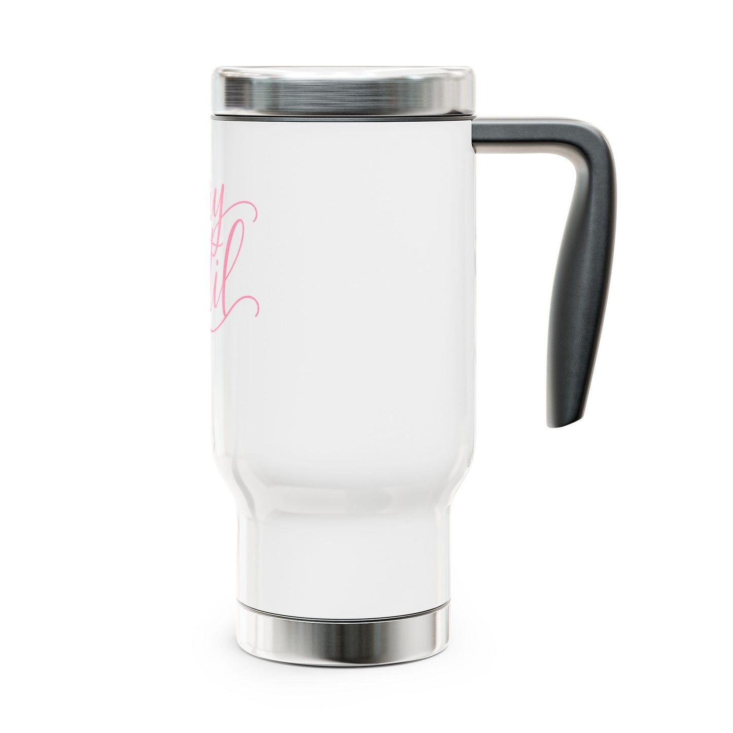Pray Until travel mug | Stainless steel 14oz travel mug with handle