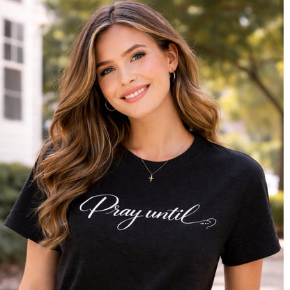 Christian Inspirational Tee for Women | Faith Scripture Design