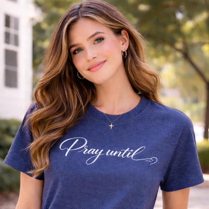 Christian Inspirational Tee for Women | Faith Scripture Design