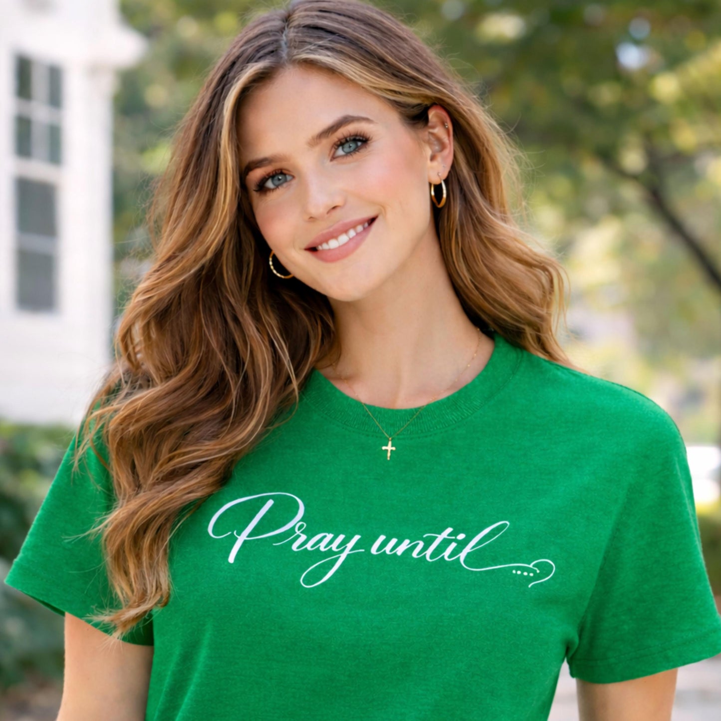 Christian Inspirational Tee for Women | Faith Scripture Design
