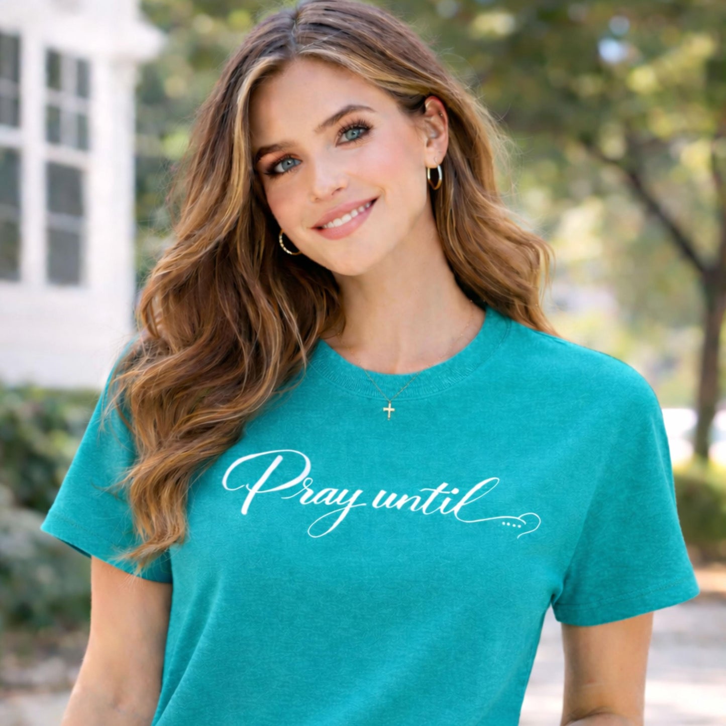 Christian Inspirational Tee for Women | Faith Scripture Design
