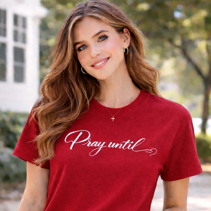 Christian Inspirational Tee for Women | Faith Scripture Design