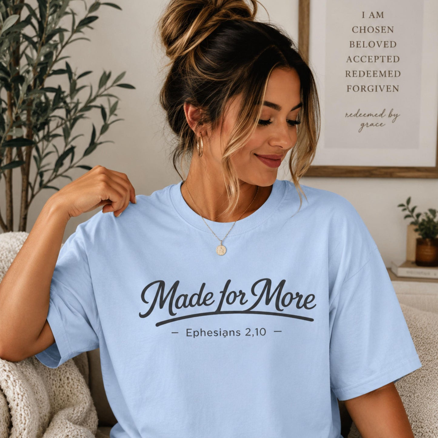 Made for More T-Shirt | Christian Scripture Eph 2:10 Faith Tee