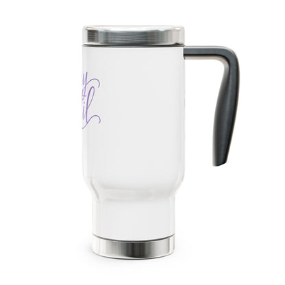 Pray Until script typography Travel Mug | 14oz Stainless Steel