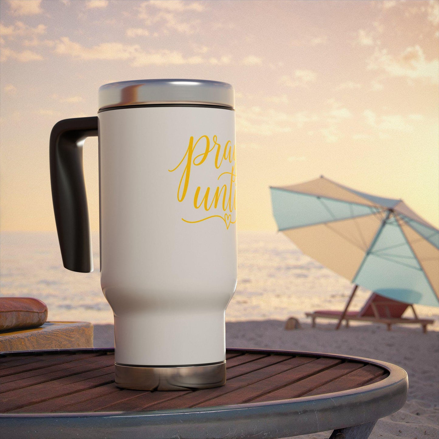 Pray Until travel mug | Stainless steel 14oz
