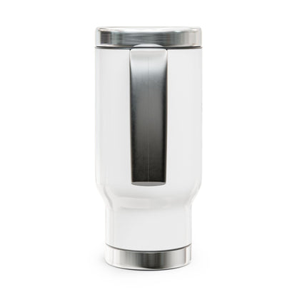 Pray Until travel mug | Stainless steel 14oz travel mug with handle
