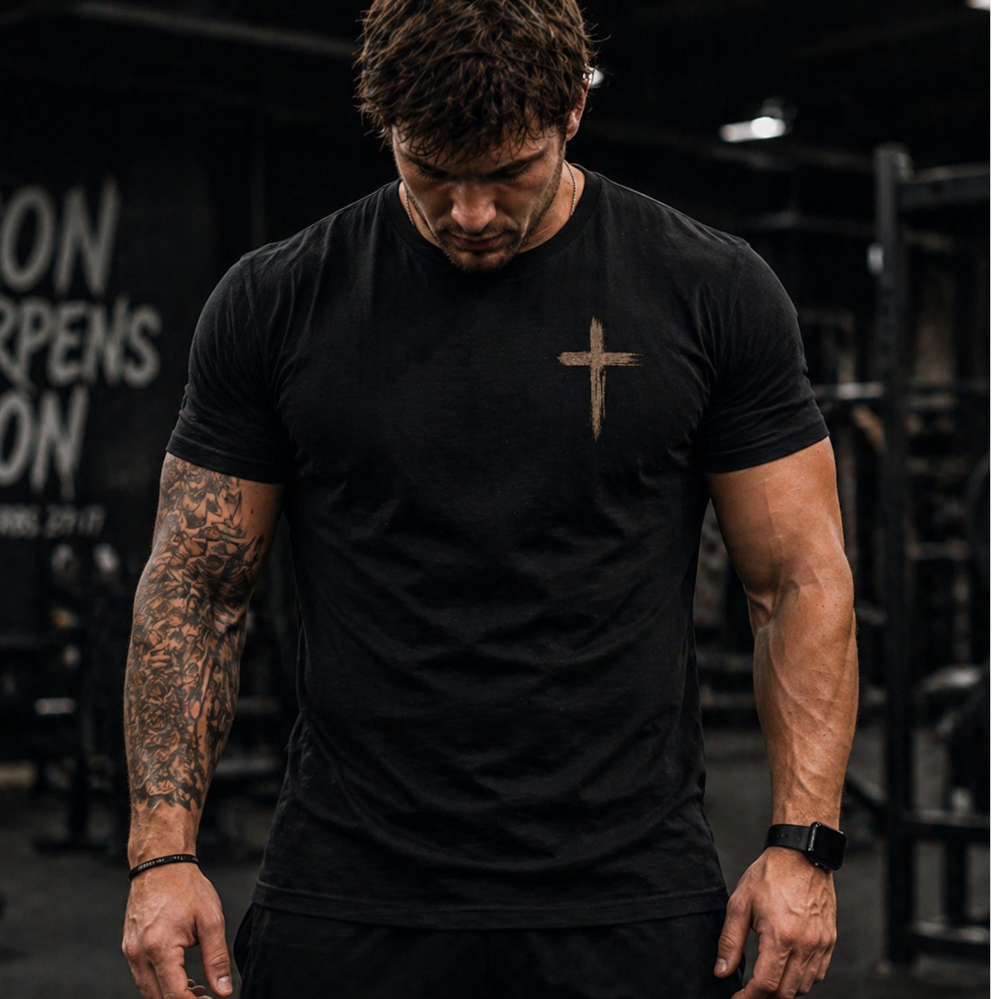Broken Chains with Cross T-Shirt | Faith Liberation Design